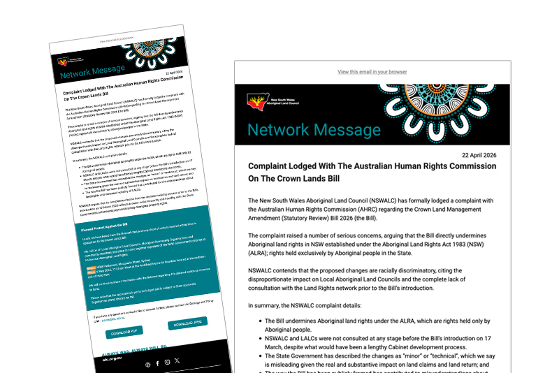 NSWALC Network Messages