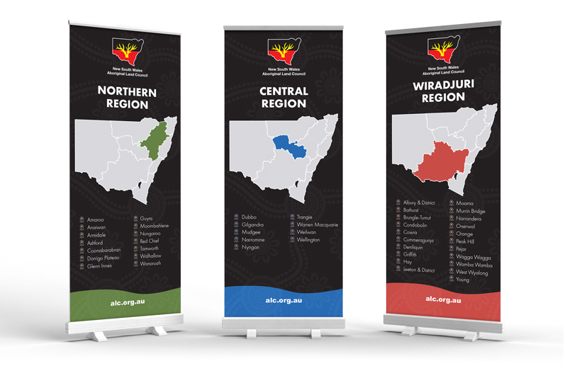NSWALC Regional Map Pullup Banners