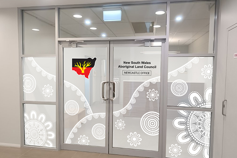 NSWALC Privacy Door Decal
